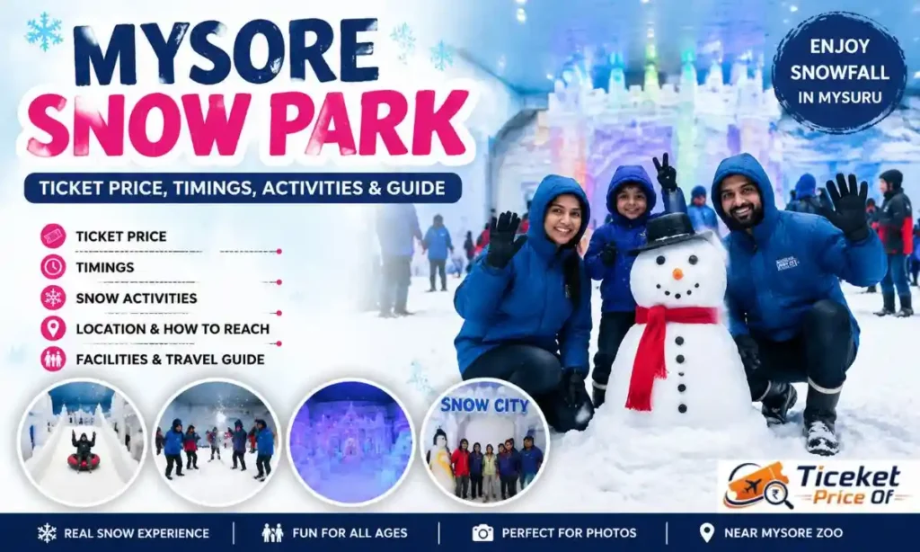 Mysore Snow Park Ticket Price