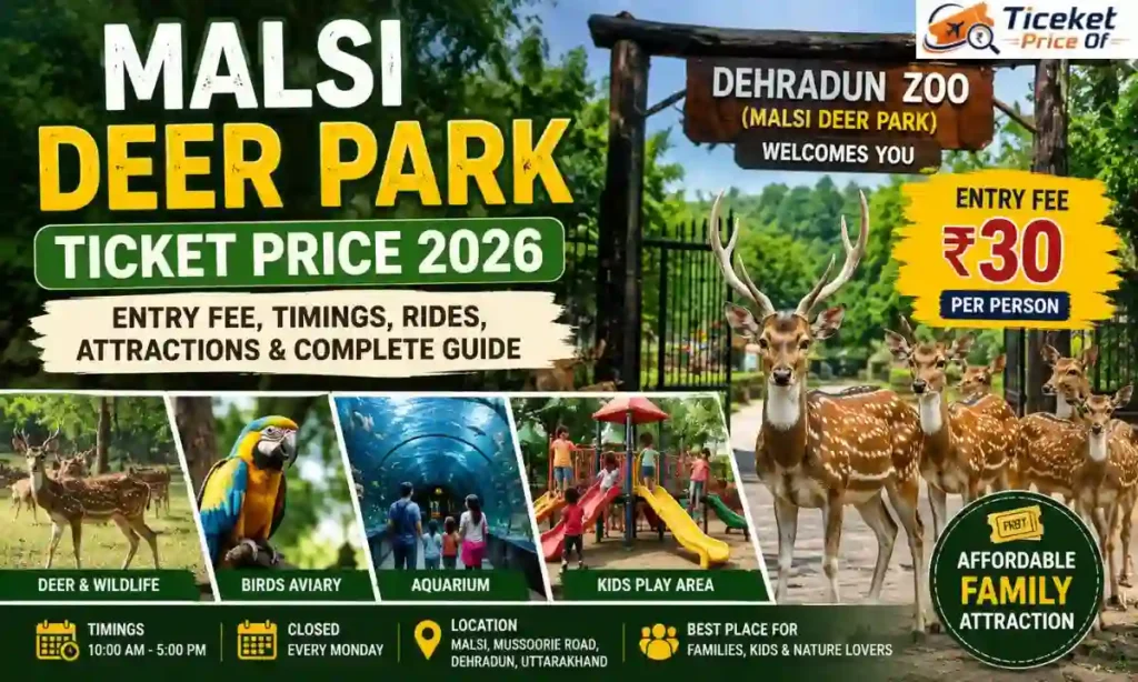 Malsi Deer Park Ticket Price