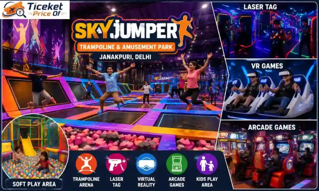SkyJumper Trampoline Park Janakpuri Ticket Price