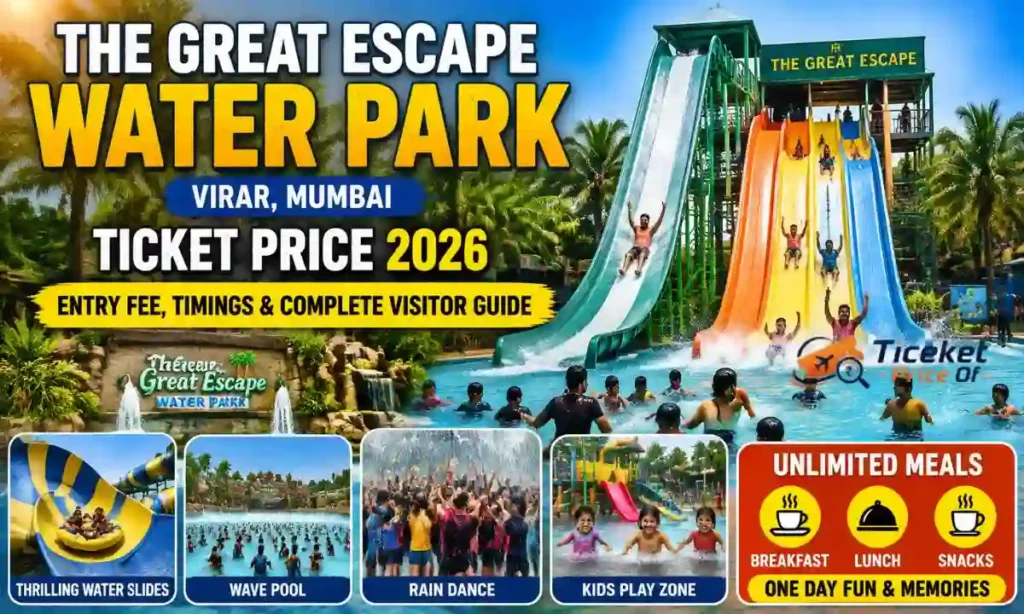 The Great Escape Water Park Ticket Price