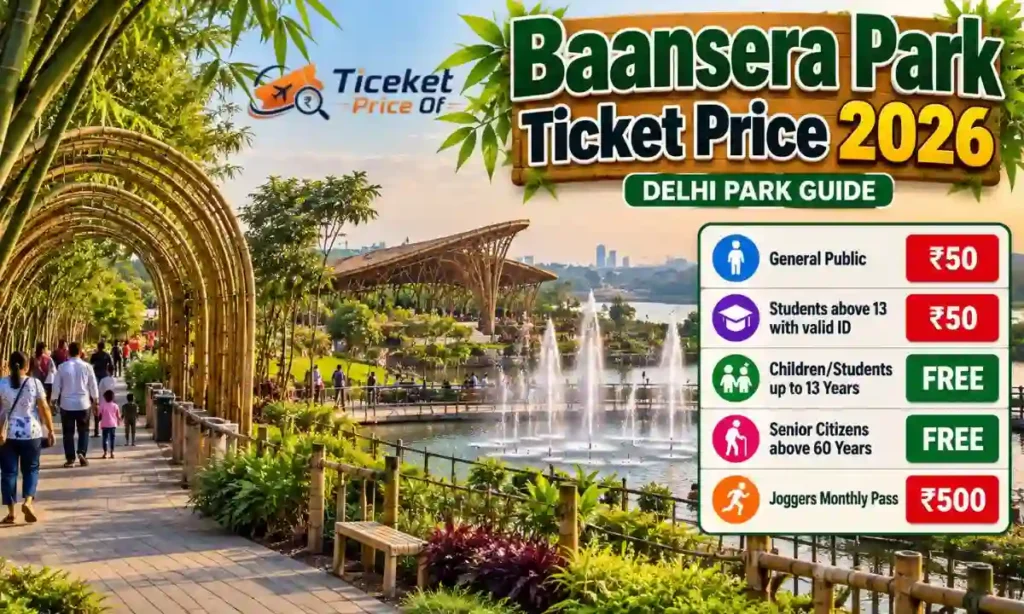 Baansera Park Ticket Price