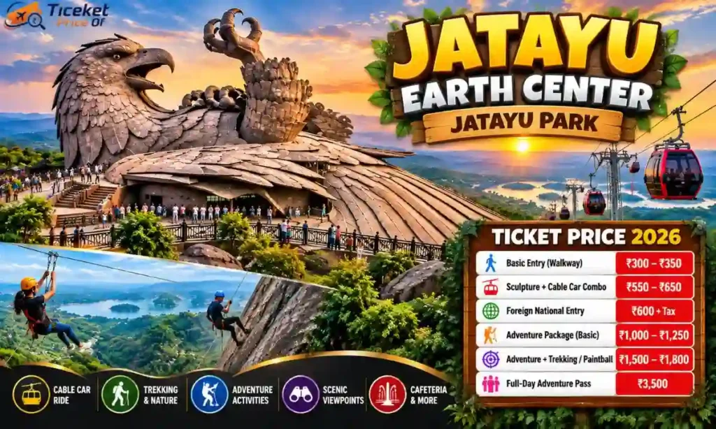 Jatayu Earth Center Ticket Price
