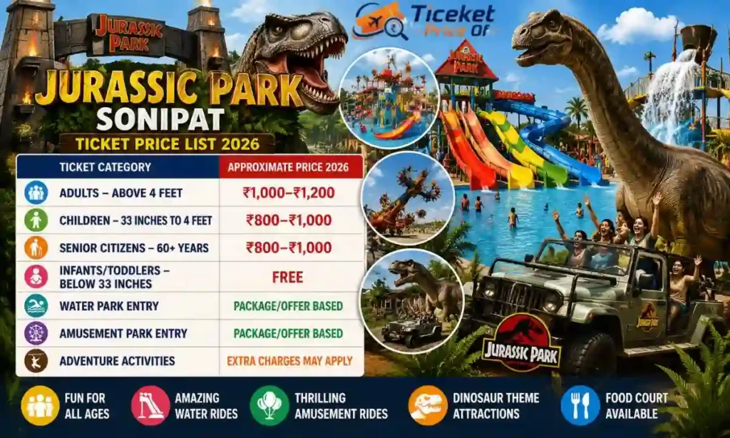 Jurassic Park Sonipat Ticket Price