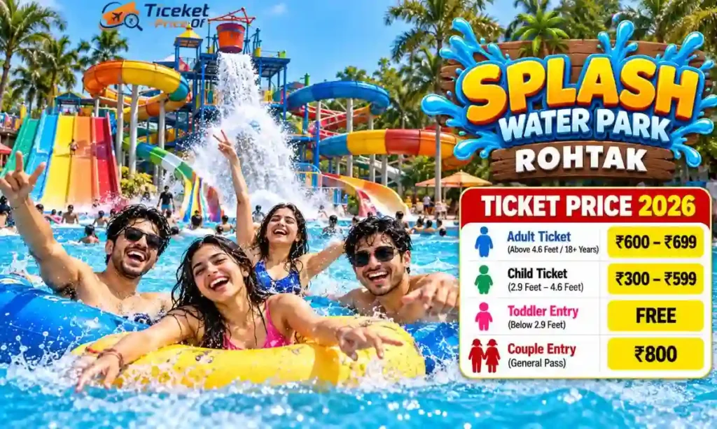 Splash Water Park Rohtak Ticket Price