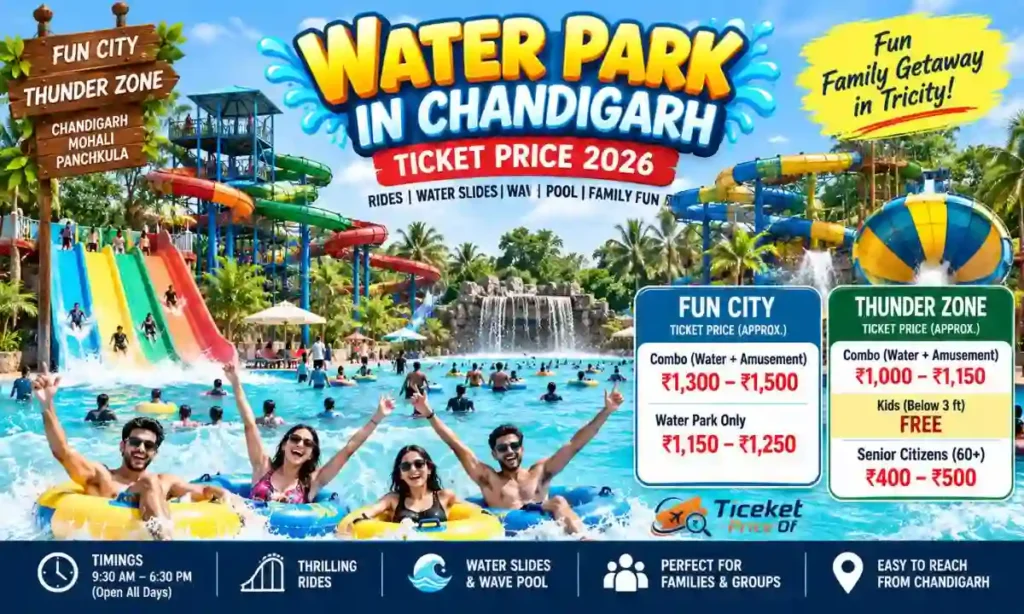 Water Park in Chandigarh Ticket Price