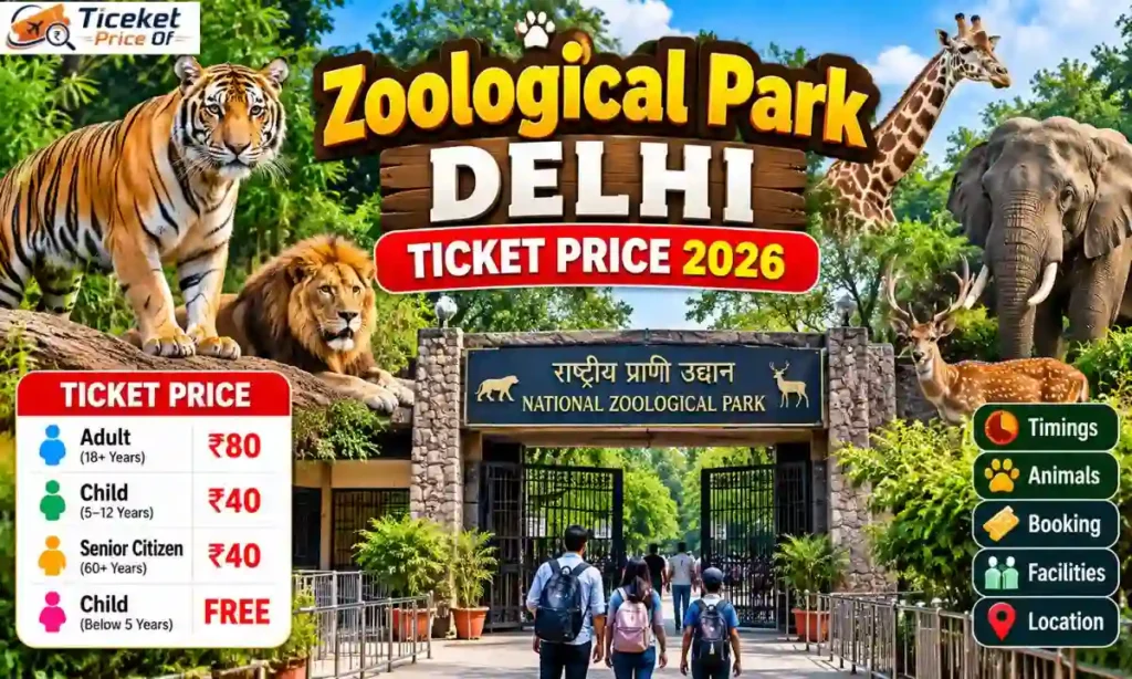 Zoological Park Delhi Ticket Price