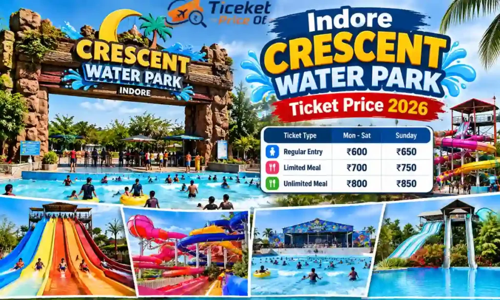 Indore Crescent Water Park Ticket Price