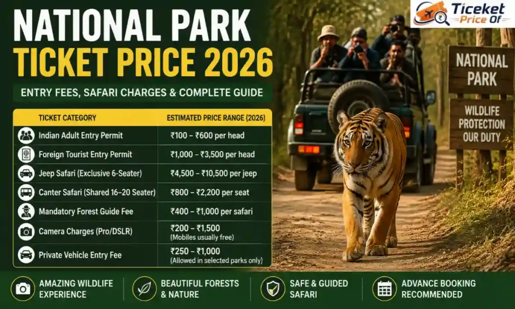 National Park Ticket Price